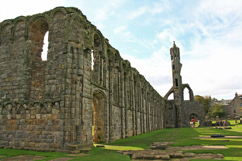 St. Andrews Cathedral - Ruins of the Nave and West Gable