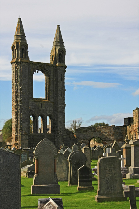 St. Andrews Cathedral Graveyard and East Gable