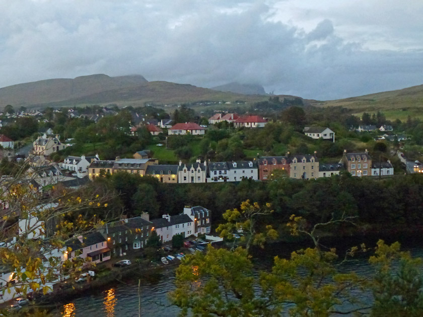 Portree, Isle of Skye, from the Hump