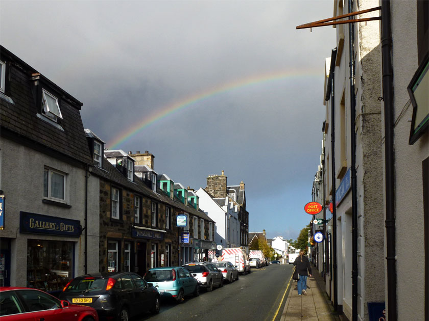 Rainbow Over Portree, Isle of Skye