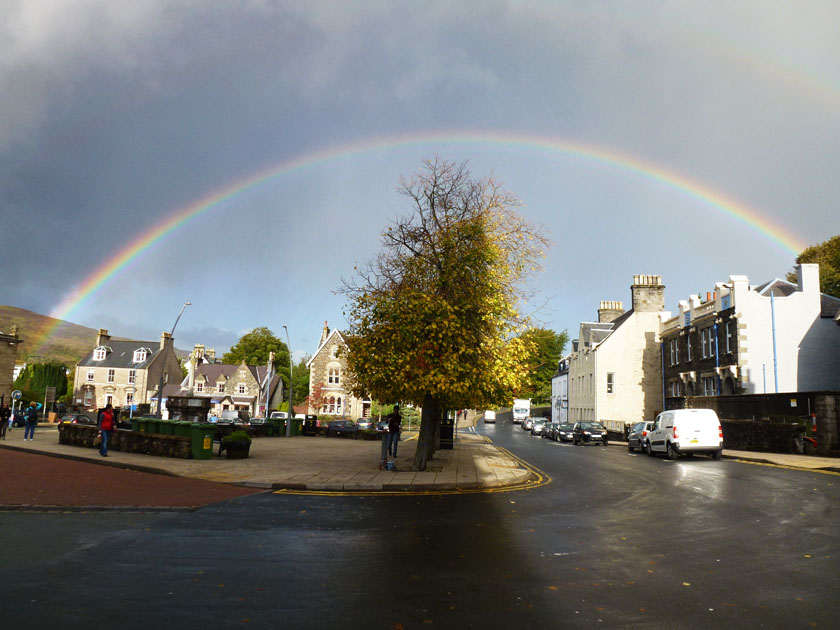 Rainbow Over Portree, Isle of Skye