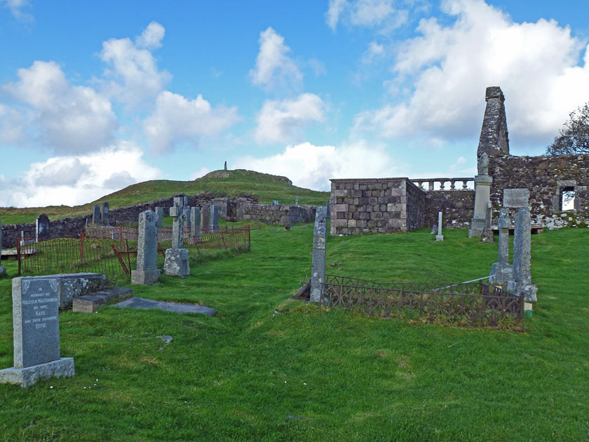 Ruins of St. Mary's Church and Graveyard, Dunvegan Village, Isle of Skye