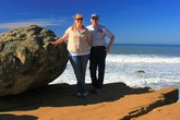 Becky and Jim at Point Loma Cliffs