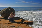 Becky at Point Loma Cliffs