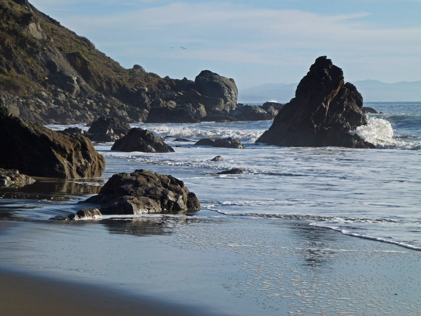 Shoreline at Muir Beach