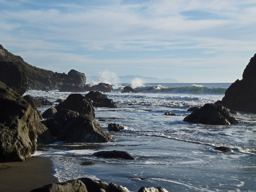 Shoreline at Muir Beach