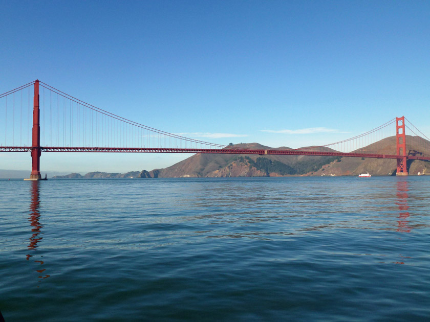 Golden Gate Bridge from Cruise Ship