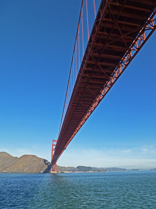 Golden Gate Bridge from Cruise Ship