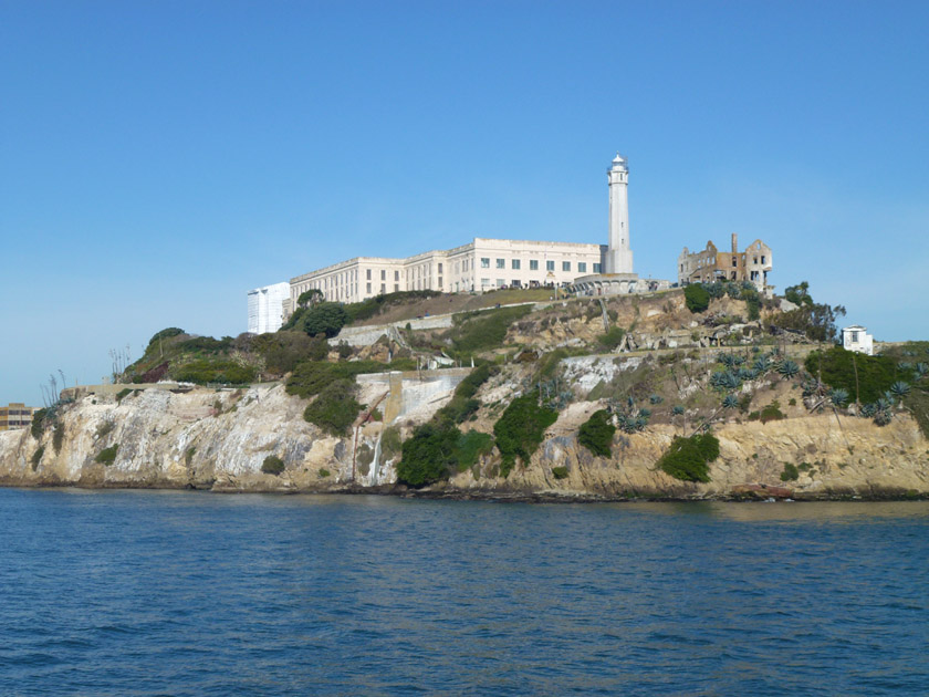 Alcatraz Island from Cruise Ship