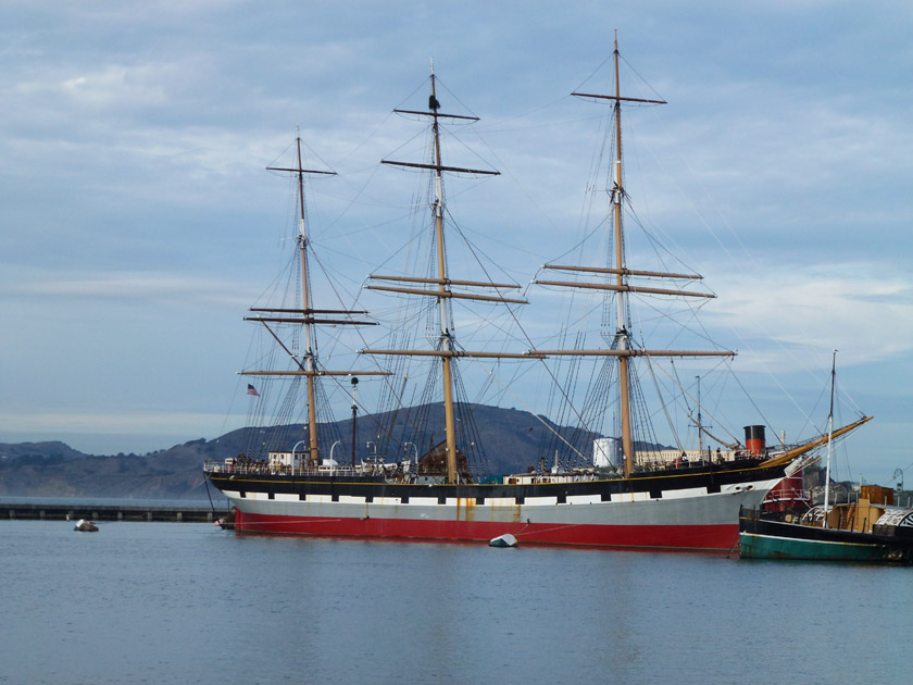 Tall Ship Balclutha from Bay