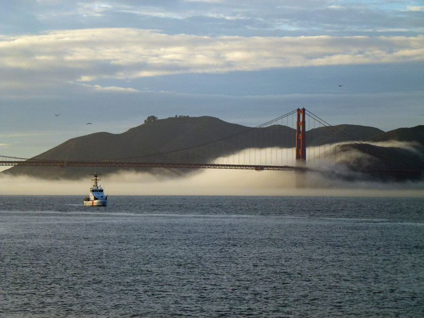 Fog Rolling Over the Golden Gate Bridge