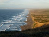 Pacific Ocean from Road to Point Reyes Lighthouse