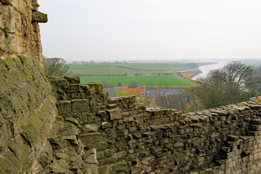 Countryside from Warkworth Castle Tower