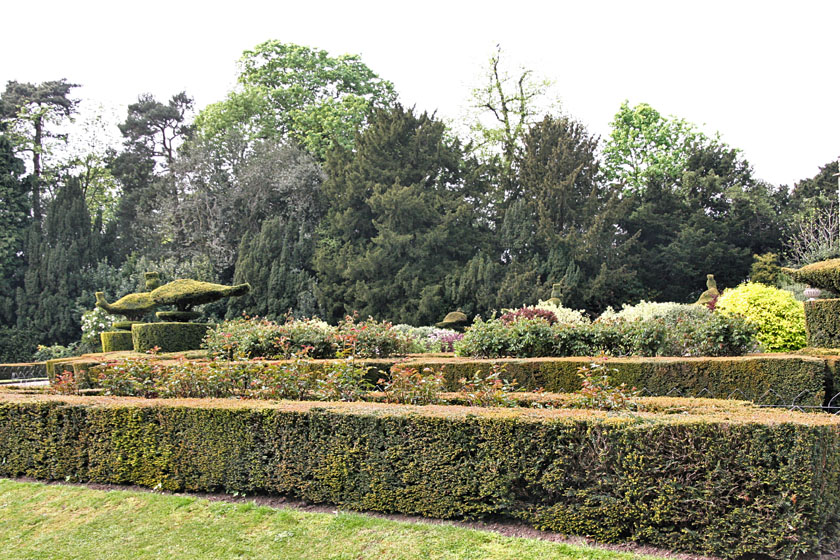 Warwick Castle Peacock Gardens