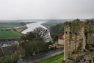 Countryside from Warkworth Castle Tower