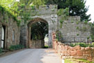 Entrance Gate to Ruthin Castle Ruins