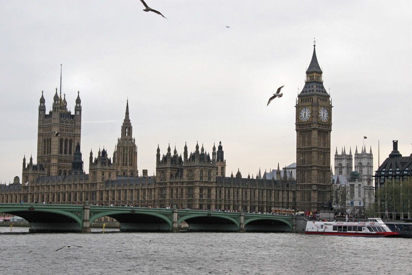 Houses of Parliament from South Bank