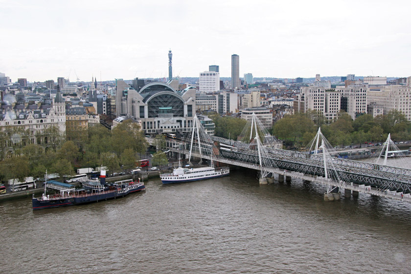 Waterloo Bridge from the London Eye