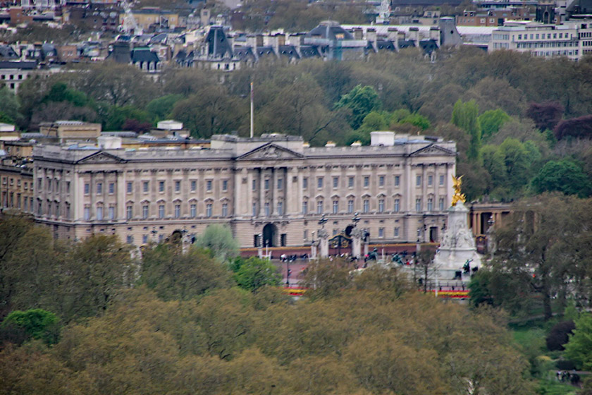 Buckingham Palace from the London Eye