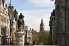 View from Trafalgar Square to Big Ben