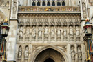 Westminster Abbey Great West Door Martyrs Statues