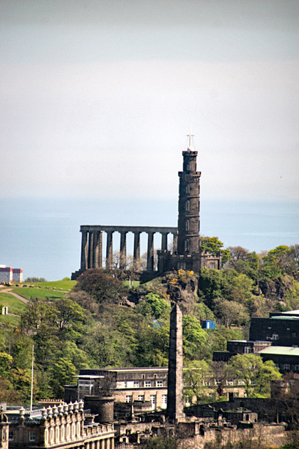 Calton Hill from Edinburgh Castle