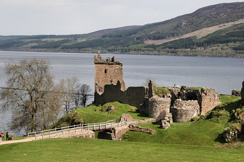 Urquhart Castle from Visitor's Center