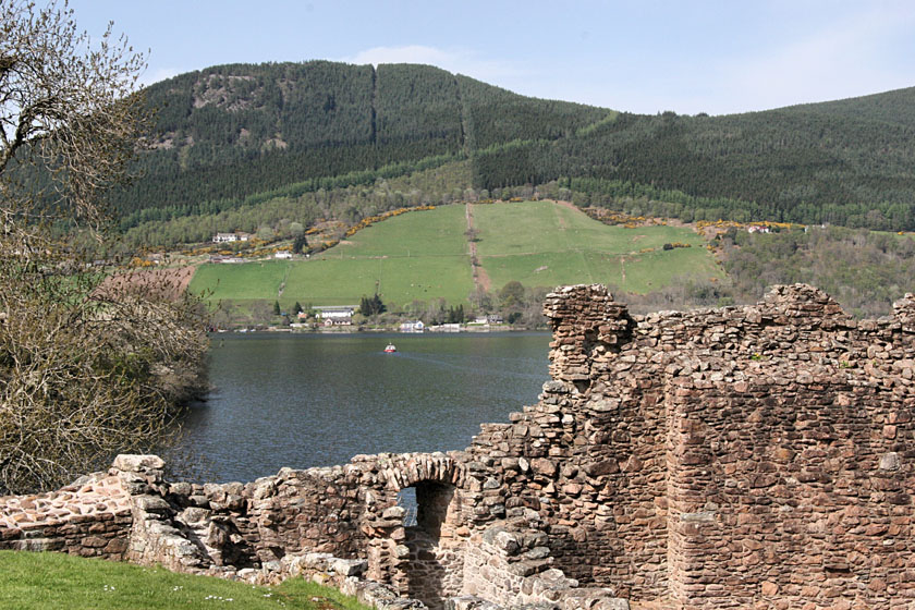 Urquhart Castle Overlooking Loch Ness