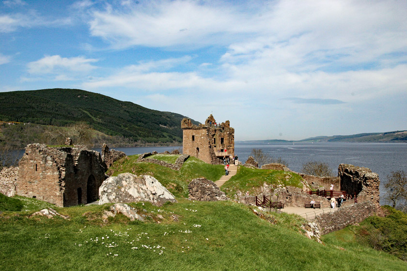 Urquhart Castle Overlooking Loch Ness