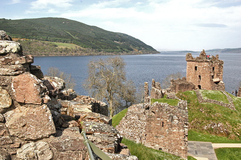 Urquhart Castle Overlooking Loch Ness