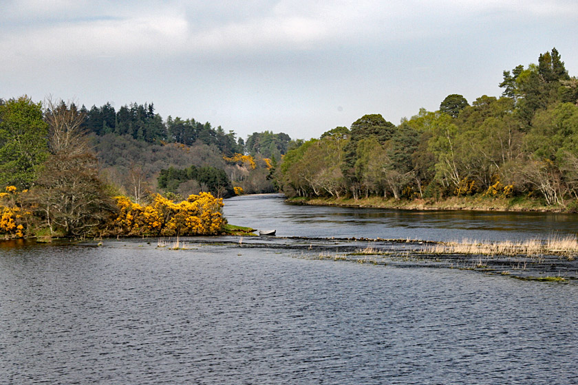 Entering River Ness at Inverness