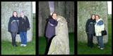 Becky, Kathy and Jim at Stonehenge