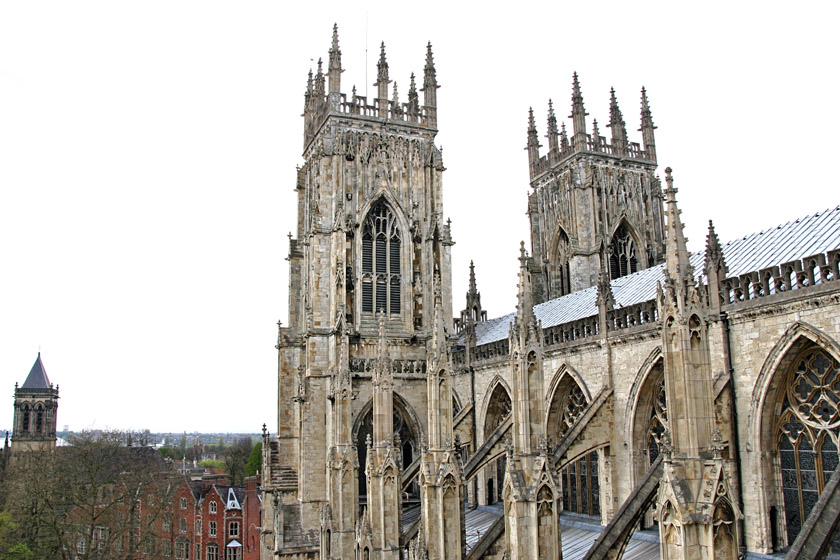 York Minster West Towers from South Side