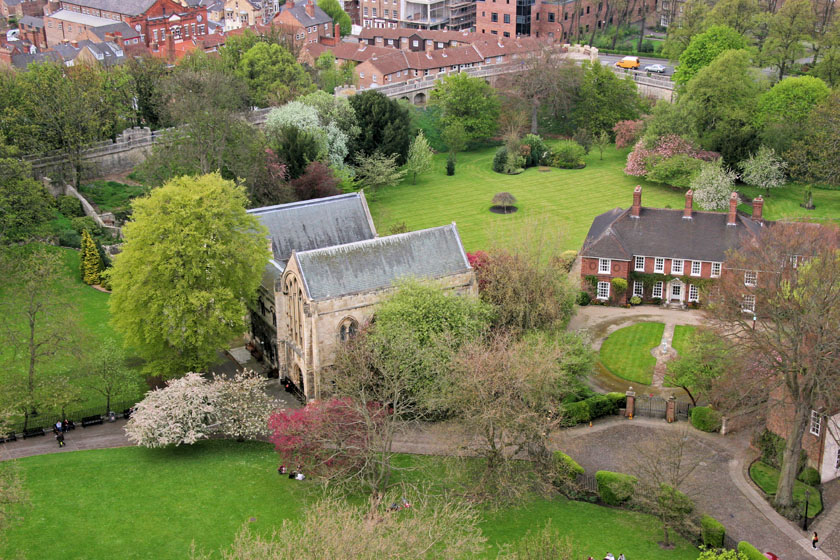 City of York from York Minster Central Tower