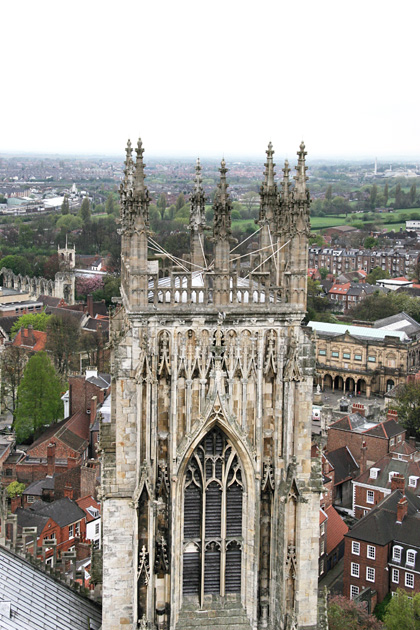 West Tower Detail from York Minster Central Tower