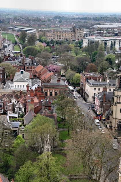 City of York from York Minster Central Tower