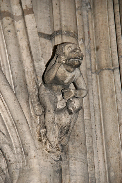 Wall Carvings in Chapter House