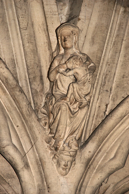 Wall Carvings in Chapter House