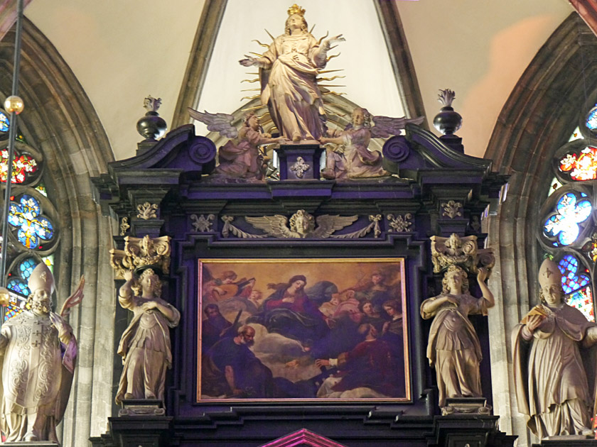 St. Stephan's, Top of Main Altar Detail