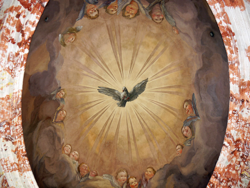 Karlskirche Top of Dome Mural