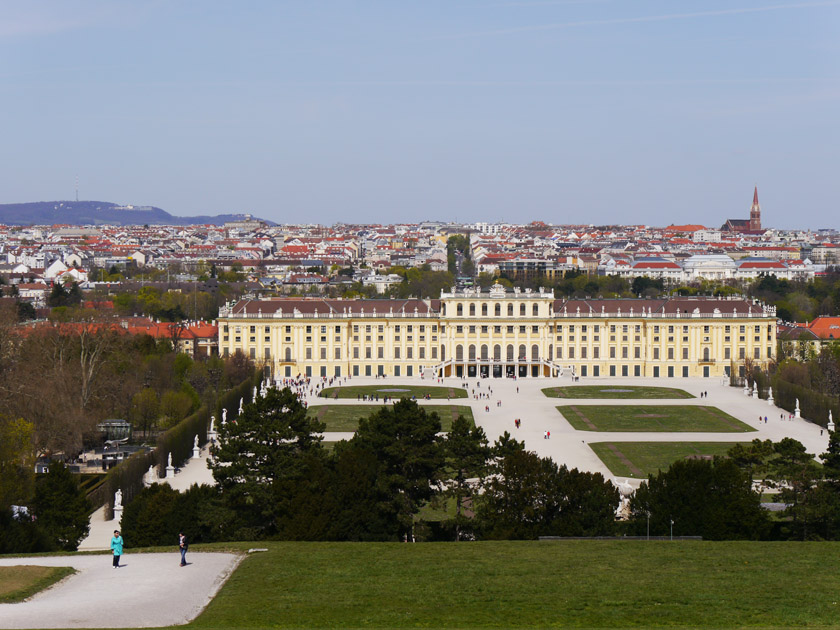 Vienna and Schönbrunn Palace from Gloriette