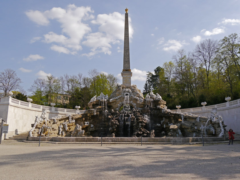 Schönbrunn Palace Obelisk Fountain