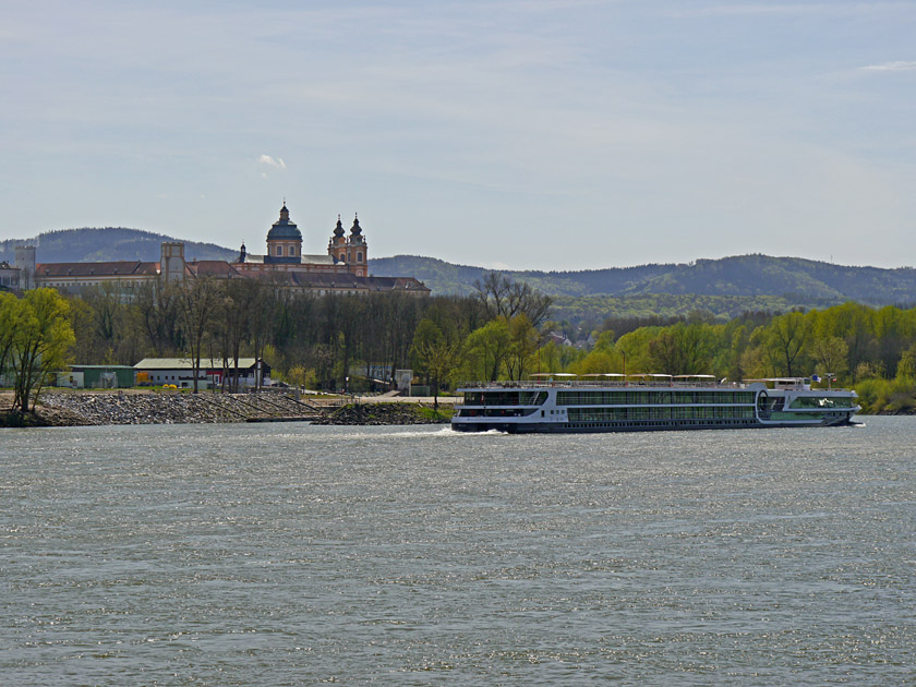 Melk Abbey from Across the Danube