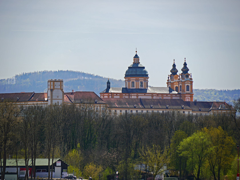 Melk Abbey from Across the Danube