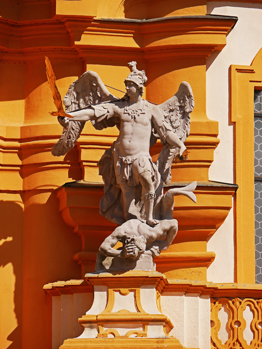 Avenging Angel Statue at Melk Abbey