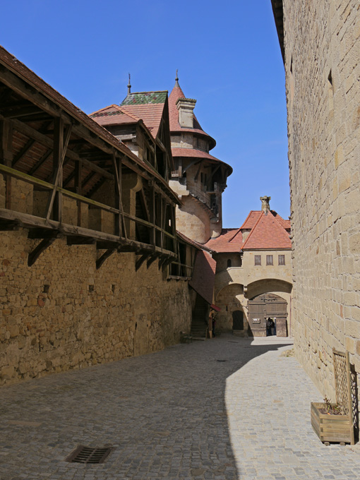 Kreuzenstein Castle Inner Walkway towards Main Entrance