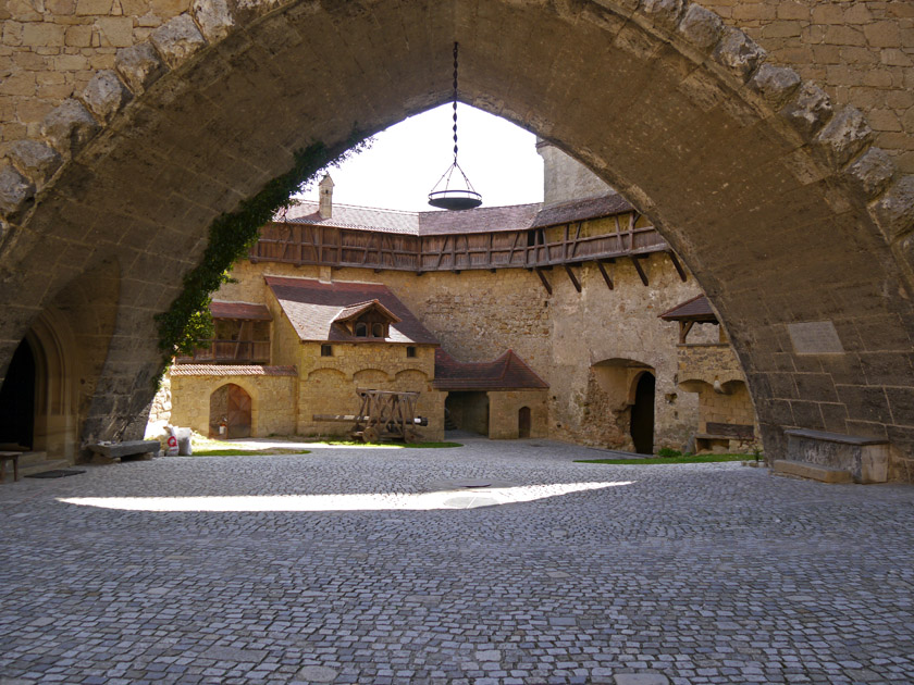 Kreuzenstein Castle Inner Courtyard Arch