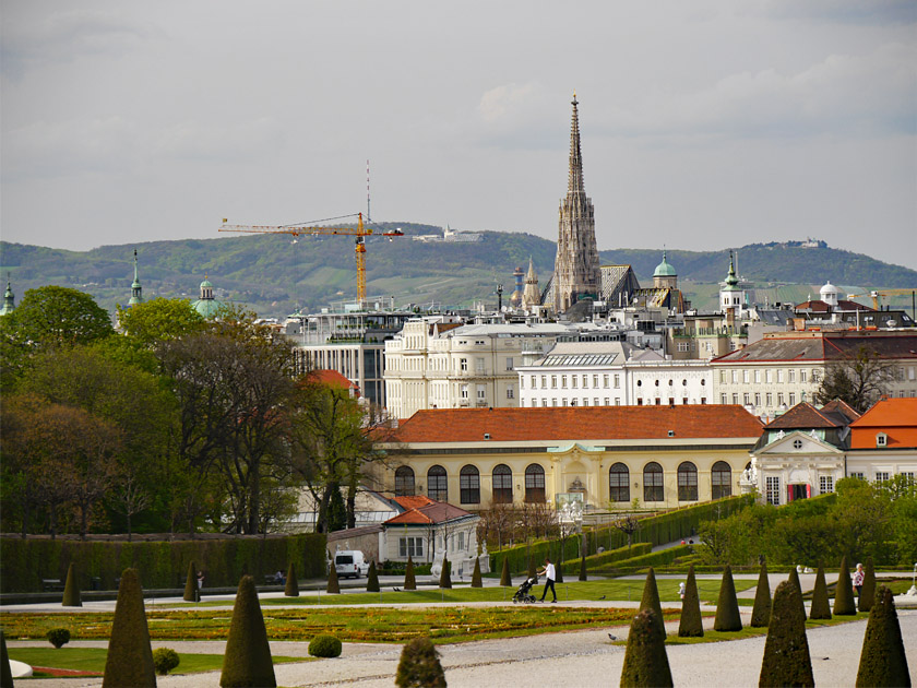 St. Stephen's and Vienna from the Belvedere