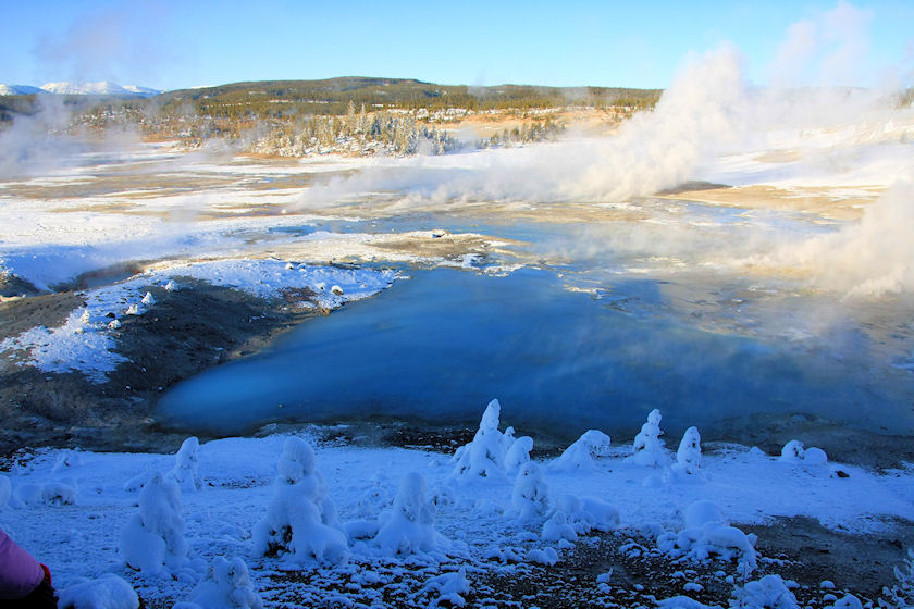 Norris Geyser Basin Scenery