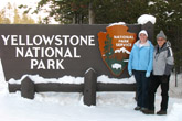 Becky & Jim at Park Entrance